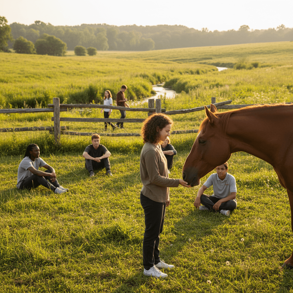 Expériences nature et connexion animale