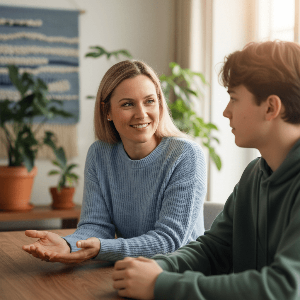 Soutien émotionnel bienveillant
